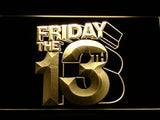 Friday The 13th LED Neon Sign USB - Yellow - TheLedHeroes