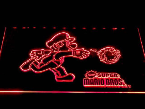 Super Mario LED Neon Sign USB - Red - TheLedHeroes