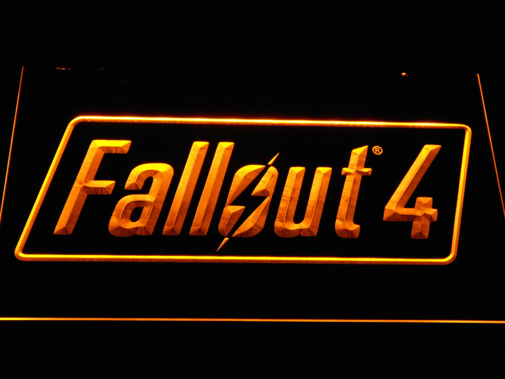Fallout 4 LED Neon Sign USB - Yellow - TheLedHeroes