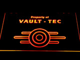 Fallout Vault-Tec LED Neon Sign USB - Orange - TheLedHeroes