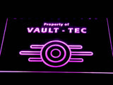 Fallout Vault-Tec LED Neon Sign USB - Purple - TheLedHeroes