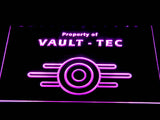 FREE Fallout Vault-Tec LED Sign - Purple - TheLedHeroes