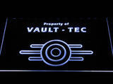 Fallout Vault-Tec LED Neon Sign USB - White - TheLedHeroes
