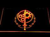 Fallout Brotherhood of Steel LED Neon Sign Electrical - Orange - TheLedHeroes