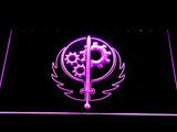 Fallout Brotherhood of Steel LED Neon Sign Electrical - Purple - TheLedHeroes