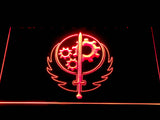 Fallout Brotherhood of Steel LED Neon Sign Electrical - Red - TheLedHeroes