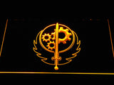 Fallout Brotherhood of Steel LED Neon Sign Electrical - Yellow - TheLedHeroes