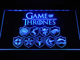 FREE Game of Thrones Familys LED Sign - Blue - TheLedHeroes