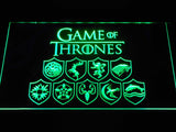 Game of Thrones Familys LED Neon Sign USB - Green - TheLedHeroes