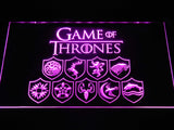 FREE Game of Thrones Familys LED Sign - Purple - TheLedHeroes
