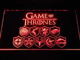 Game of Thrones Familys LED Neon Sign Electrical - Red - TheLedHeroes