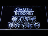 Game of Thrones Familys LED Neon Sign USB - White - TheLedHeroes
