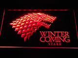 Game of Thrones Stark LED Neon Sign Electrical - Red - TheLedHeroes