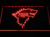 Game of Thrones Stark (2) LED Neon Sign Electrical - Red - TheLedHeroes