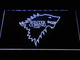 Game of Thrones Stark (2) LED Neon Sign Electrical - White - TheLedHeroes