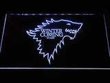 Game of Thrones Stark (2) LED Sign - White - TheLedHeroes
