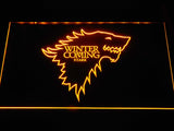 Game of Thrones Stark (2) LED Neon Sign Electrical - Yellow - TheLedHeroes