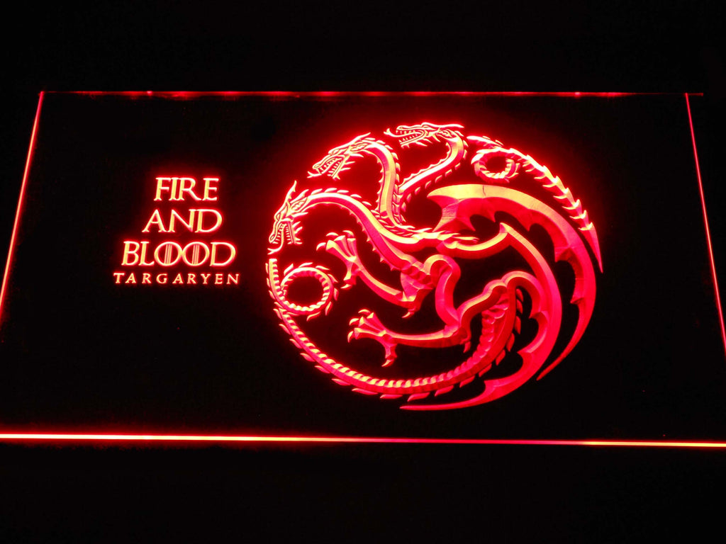 Game of Thrones Targaryen LED Neon Sign USB - Normal Size (12x8in) - TheLedHeroes