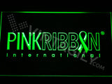 FREE Pink Ribbon International LED Sign - Green - TheLedHeroes