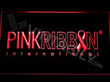 FREE Pink Ribbon International LED Sign - Red - TheLedHeroes