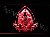 1st Battalion 2nd Marines LED Neon Sign Electrical - Red - TheLedHeroes