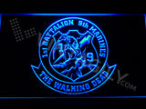 FREE 1st Battalion 9th Marines LED Sign - Blue - TheLedHeroes