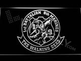 1st Battalion 9th Marines LED Neon Sign USB - White - TheLedHeroes