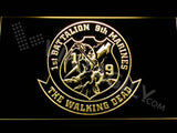 1st Battalion 9th Marines LED Sign - Yellow - TheLedHeroes