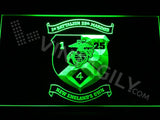 1st Battalion 25th Marines LED Neon Sign USB - Green - TheLedHeroes