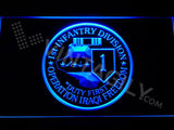 1st Infantry Division Operation Iraqi LED Neon Sign Electrical - Blue - TheLedHeroes