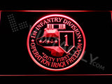 FREE 1st Infantry Division Operation Iraqi LED Sign - Red - TheLedHeroes