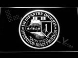 FREE 1st Infantry Division Operation Iraqi LED Sign - White - TheLedHeroes