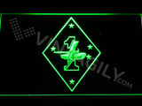1st Tank Battalion LED Sign - Green - TheLedHeroes