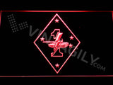FREE 1st Tank Battalion LED Sign - Red - TheLedHeroes