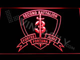 2nd Battalion 3rd Marines LED Sign - Red - TheLedHeroes