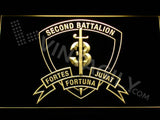 2nd Battalion 3rd Marines LED Neon Sign Electrical - Yellow - TheLedHeroes