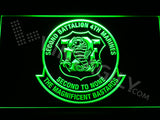 2nd Battalion 4th Marines LED Sign - Green - TheLedHeroes