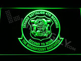 2nd Battalion 4th Marines LED Neon Sign USB - Green - TheLedHeroes