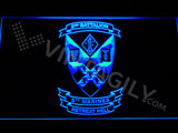 2nd Battalion 5th Marines LED Sign - Blue - TheLedHeroes