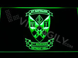 2nd Battalion 5th Marines LED Neon Sign USB - Green - TheLedHeroes