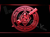 FREE 2nd Battalion 7th Marines LED Sign - Red - TheLedHeroes