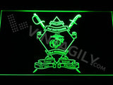 2nd Battalion 23rd Marines LED Neon Sign USB - Green - TheLedHeroes