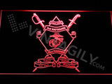 2nd Battalion 23rd Marines LED Neon Sign USB - Red - TheLedHeroes