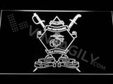 2nd Battalion 23rd Marines LED Neon Sign USB - White - TheLedHeroes