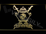 2nd Battalion 23rd Marines LED Neon Sign USB - Yellow - TheLedHeroes