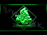 2nd Battalion 24th Marines LED Neon Sign USB - Green - TheLedHeroes