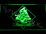 2nd Battalion 24th Marines LED Sign - Green - TheLedHeroes