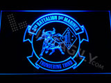 FREE 3rd Battalion 1st Marines LED Sign - Blue - TheLedHeroes