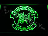 3rd Battalion 1st Marines LED Neon Sign Electrical - Green - TheLedHeroes