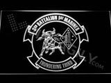 3rd Battalion 1st Marines LED Neon Sign USB - White - TheLedHeroes